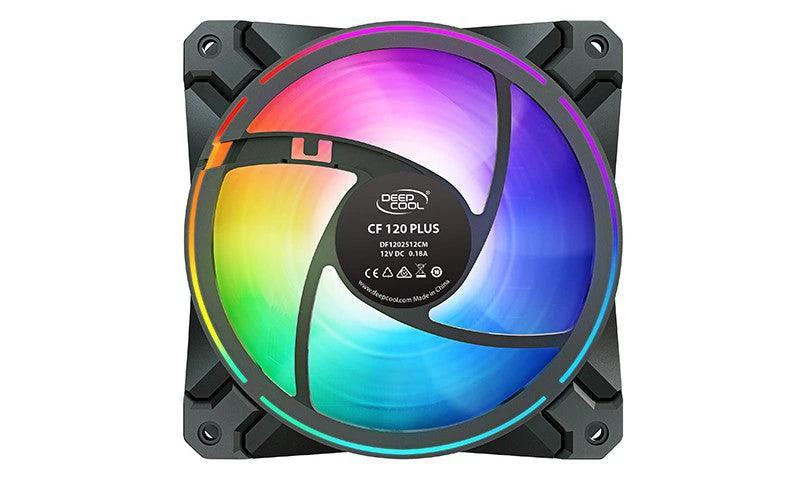 DeepCool CF120 PLUS Black ARGB Case Fan (3 Pack) by Deepcool