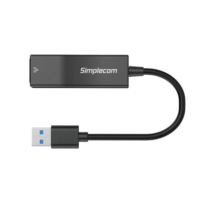 Simplecom NU302 SuperSpeed USB 3.0 to RJ45 Gigabit 1000Mbps Ethernet Network Adapter by Simplecom