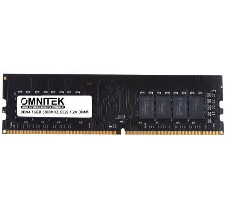 Omnitek 16GB DDR4 3200MHz CL22 DIMM memory module