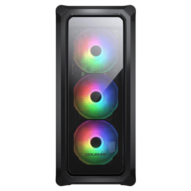 Cougar Archon 2 RGB BLACK ARGB Mid Tower 3x ARGB Fans - IT Warehouse