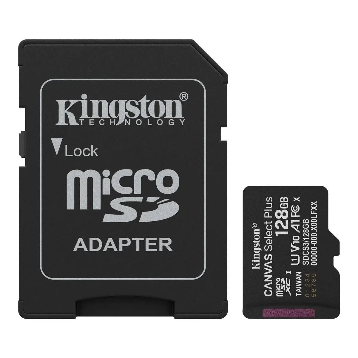 Kingston Canvas Select Plus 128GB microSD memory card by Kingston