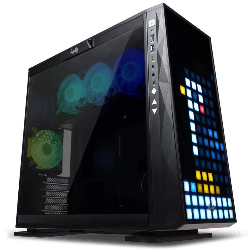 InWin 309 ARGB Tempered Glass Mid-Tower ATX Case-Black by InWin