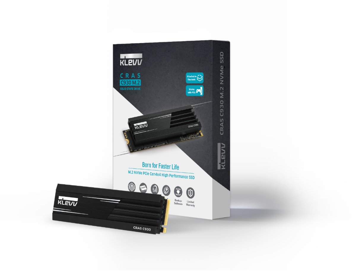 Klevv CRAS C930 1TB M.2 NVMe PCIe SSD by Klevv