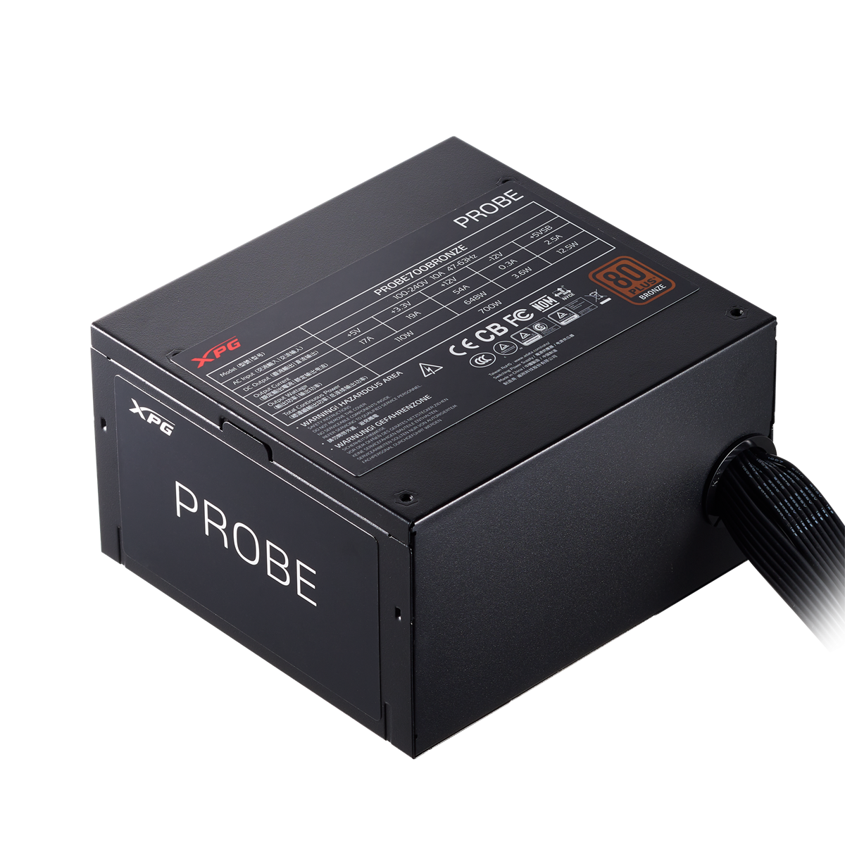 ADATA XPG ProBE 700 BRONZE 700W Power Supply - Electronics > Electronics Accessories > Computer Components > Computer Power Supplies from Adata