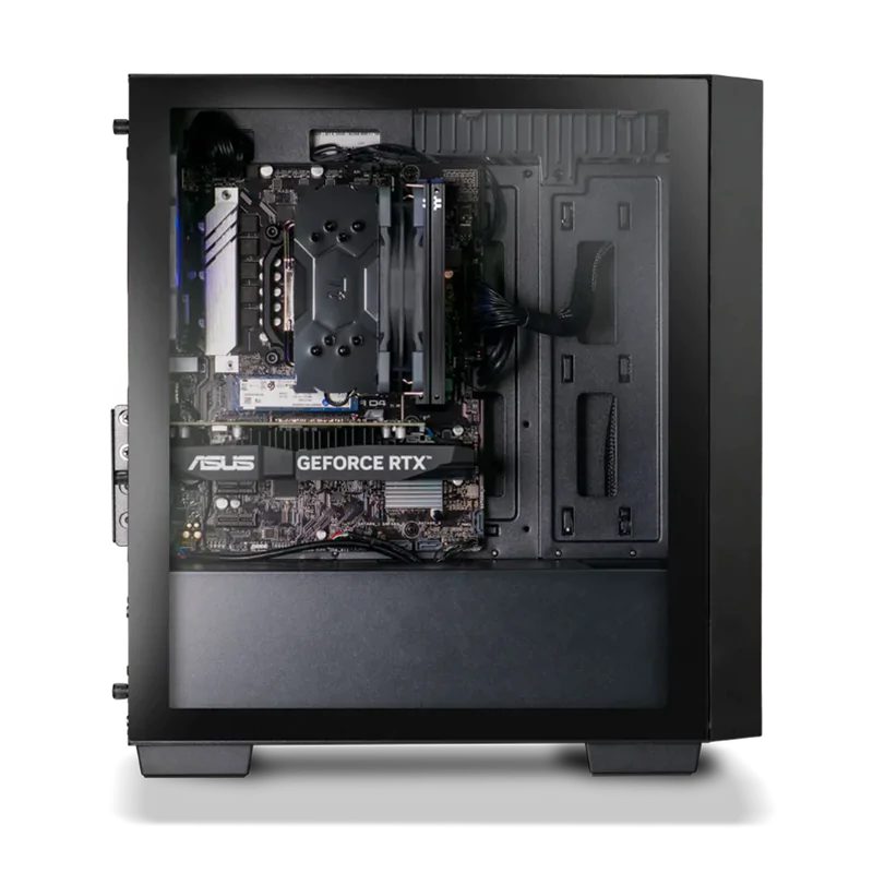 Thermaltake Genesis V5 Ryzen 5 5500 RTX 3050 1TB SSD 16GB RAM W11H Gaming Desktop PC - Black
