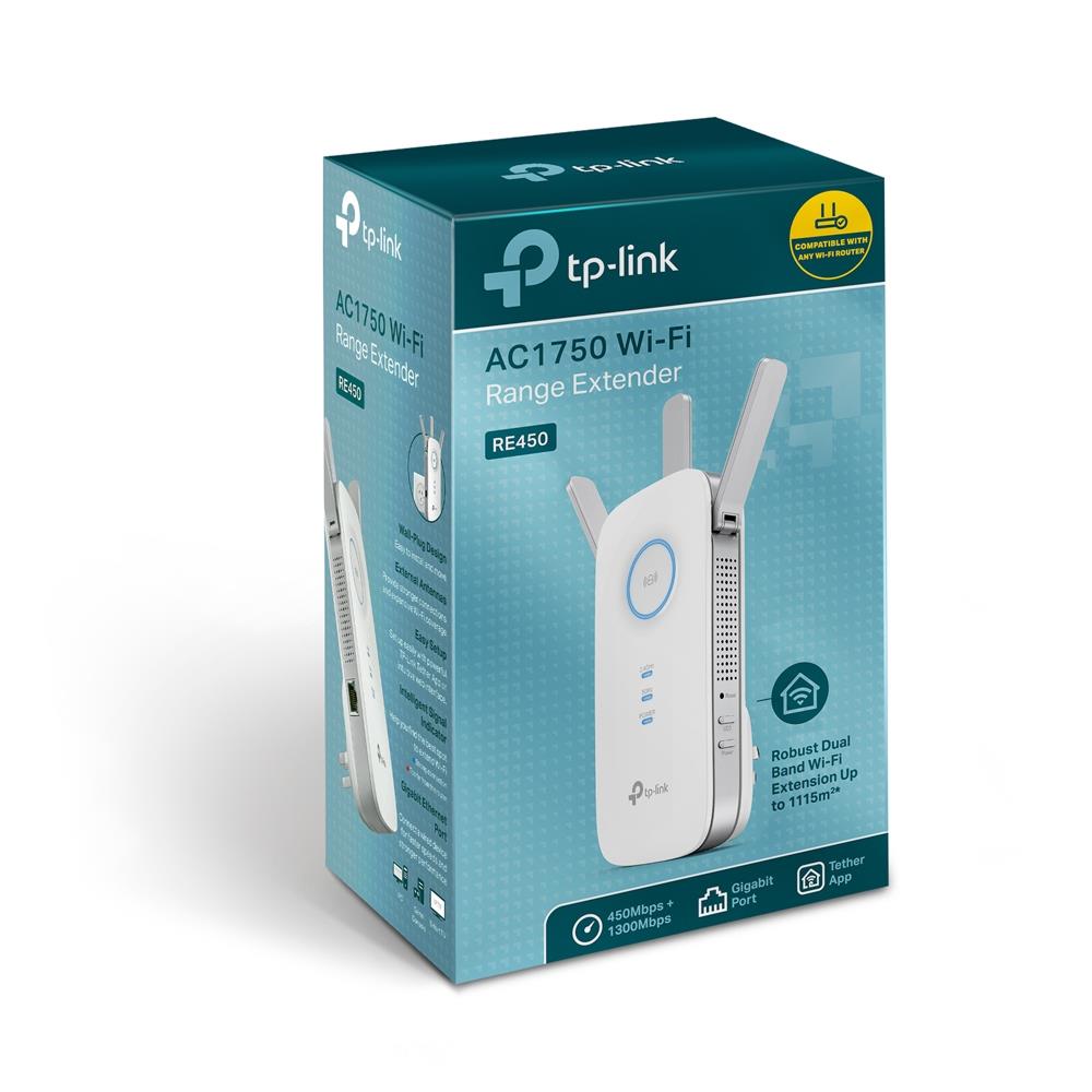 TP - Link RE450 AC1750 OneMesh WiFi Range Extender - IT Warehouse