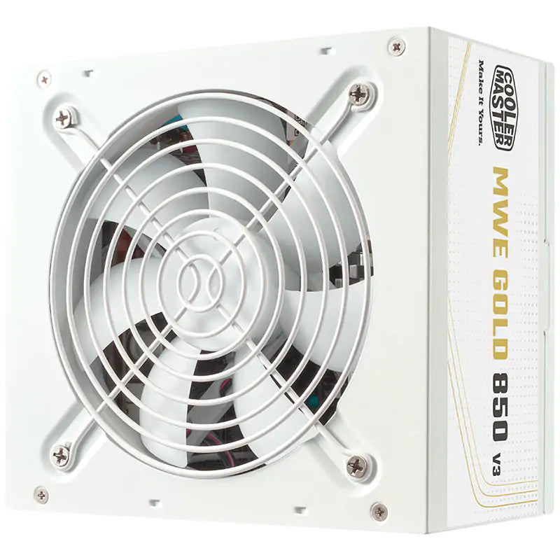 Cooler Master MWE V3 Series 850W 80+ Gold Power Supply - White - Electronics > Electronics Accessories > Computer Components > Computer Power Supplies from Cooler Master