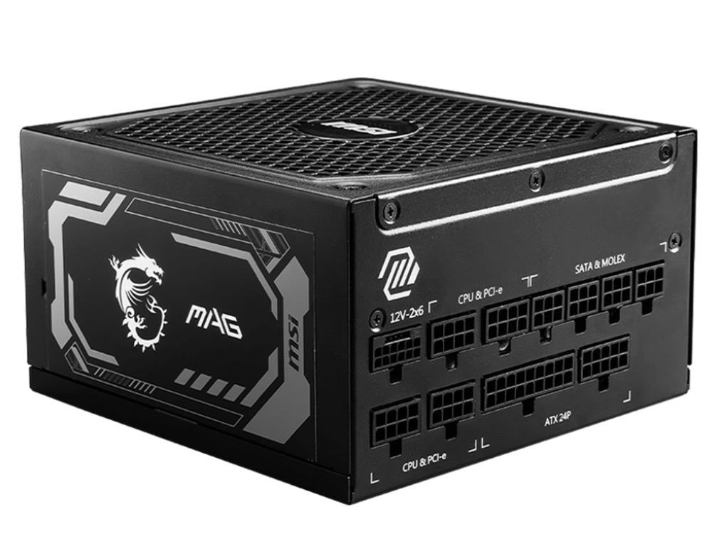 MSI MAG A1000GL PCIE5 1000W 80+ Gold ATX Fully Modular Power Supply