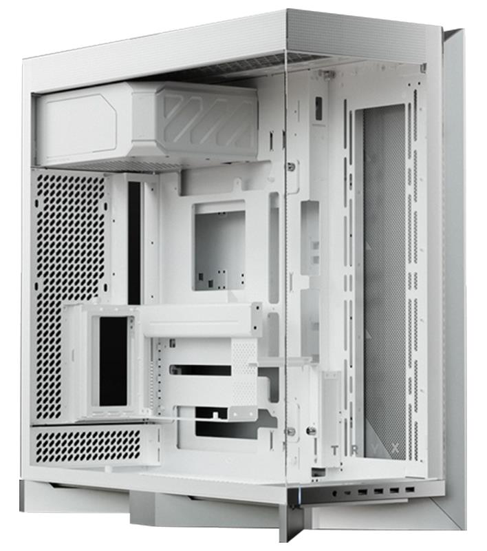 TRYX LUCA L70 White Mid Tower E - ATX Case - IT Warehouse