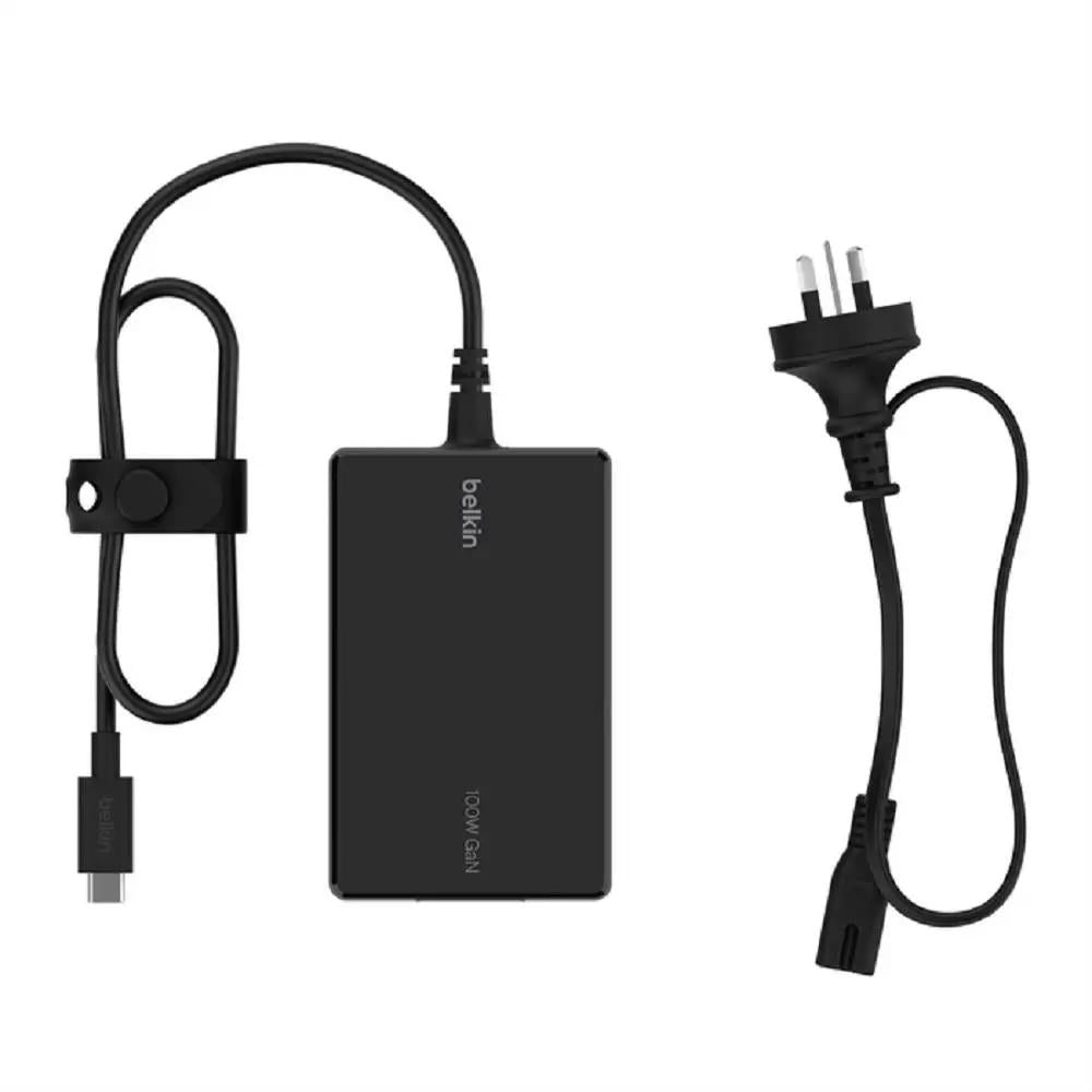 Belkin Connect USB-C Core 100W GaN Power Adapter + USB-C Cable (1.5M) by Belkin