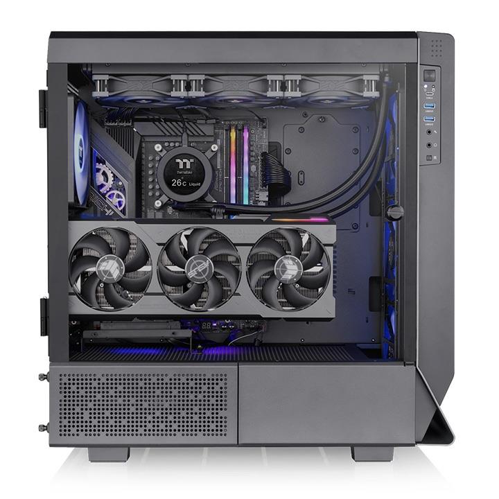 ThermalTake Ceres 500 TG ARGB Black Mid Tower Chassis - IT Warehouse