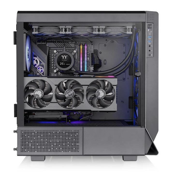 ThermalTake Ceres 500 TG ARGB Black Mid Tower Chassis by Thermaltake