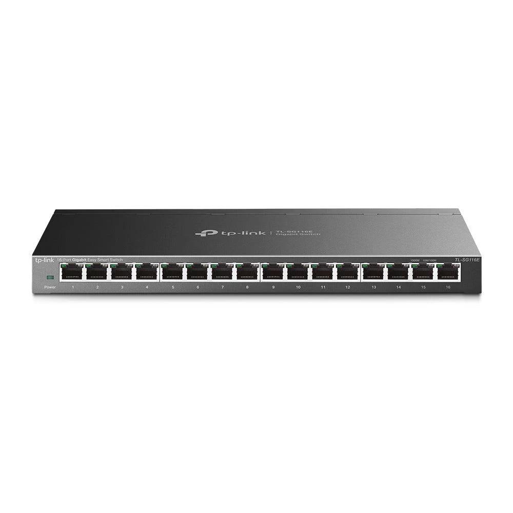 TP-Link TL-SG116E 16 Port Gigabit Umanaged Pro Switch - Electronics > Networking > Hubs & Switches > Gigabit Switches from TP Link
