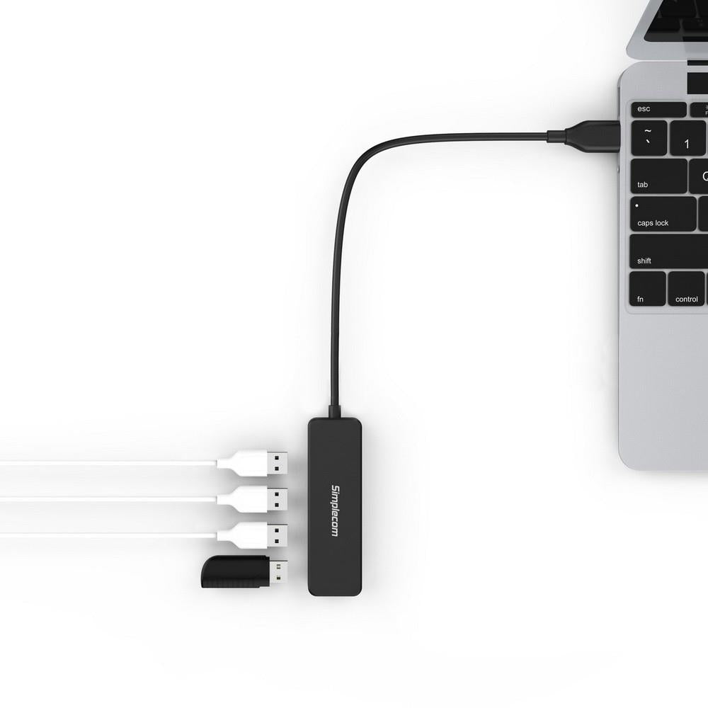 Simplecom CH241 Hi - Speed 4 Port Ultra Compact USB 2.0 Hub - IT Warehouse