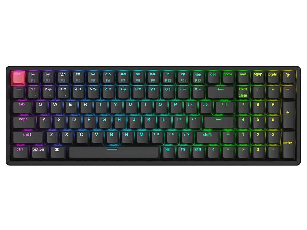 Keychron K4v3 QMK RGB Backlit Hot - Swap Wireless Mechanical Keyboard Aluminum Frame (Brown switch) - IT Warehouse