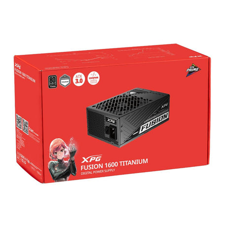 XPG Fusion 1600W 80+ Titanium Modular ATX Power Supply - Electronics > Electronics Accessories > Computer Components > Computer Power Supplies from Adata