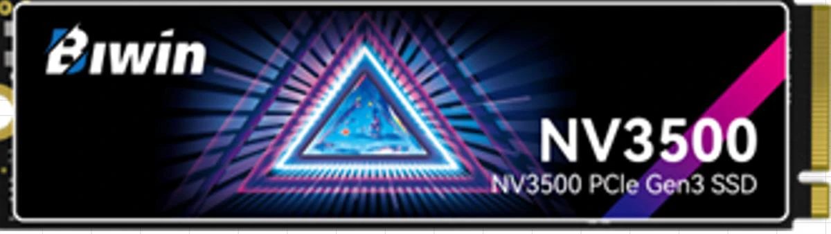 BIWIN NV3500-512G PCIe3.0 M.2 2280 up to 3500MB/s & 2500MB/s by Biwin