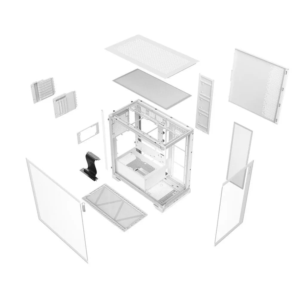 XPG INVADER X Mid - Tower Case - White - IT Warehouse