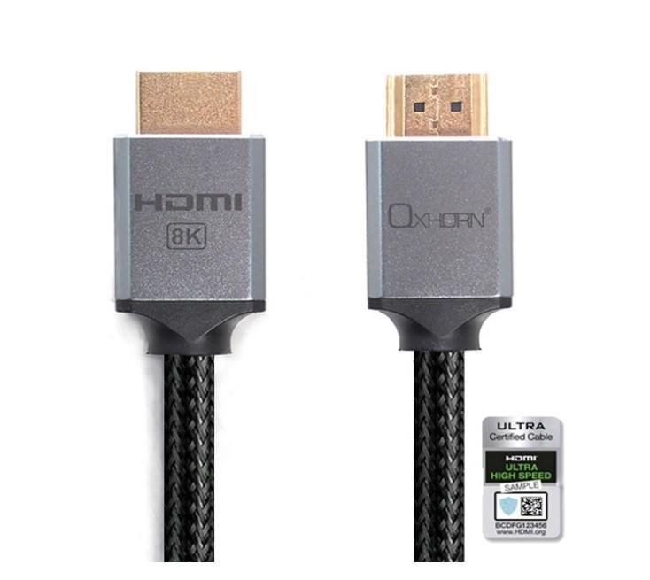 Oxhorn HDMI2.1a 8K@60Hz 3D Ultra Certified Cable 3m - IT Warehouse