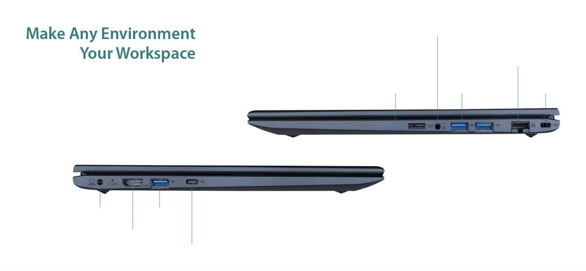 Dynabook Satellite Pro C40 - K 14in Core 3 100U 8GB 256GB W11P Laptop - IT Warehouse