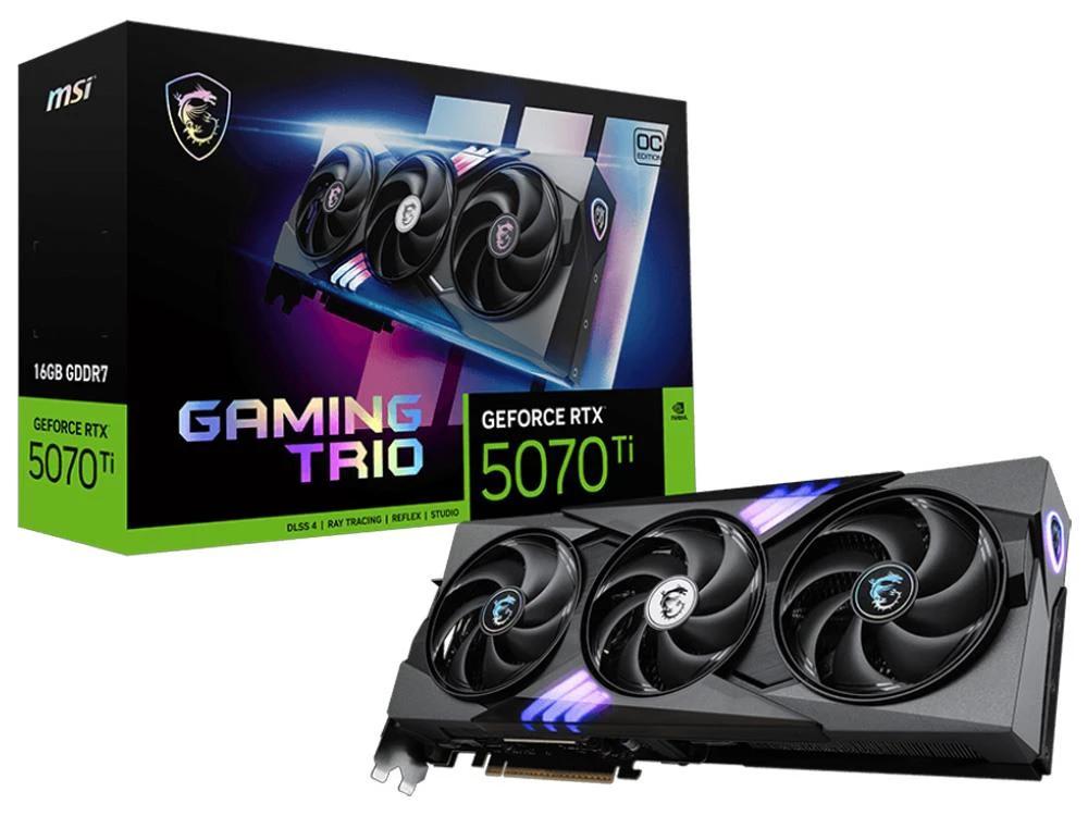 MSI GeForce RTX 5070 TI 16G Gaming Trio OC Graphics Card by MSI