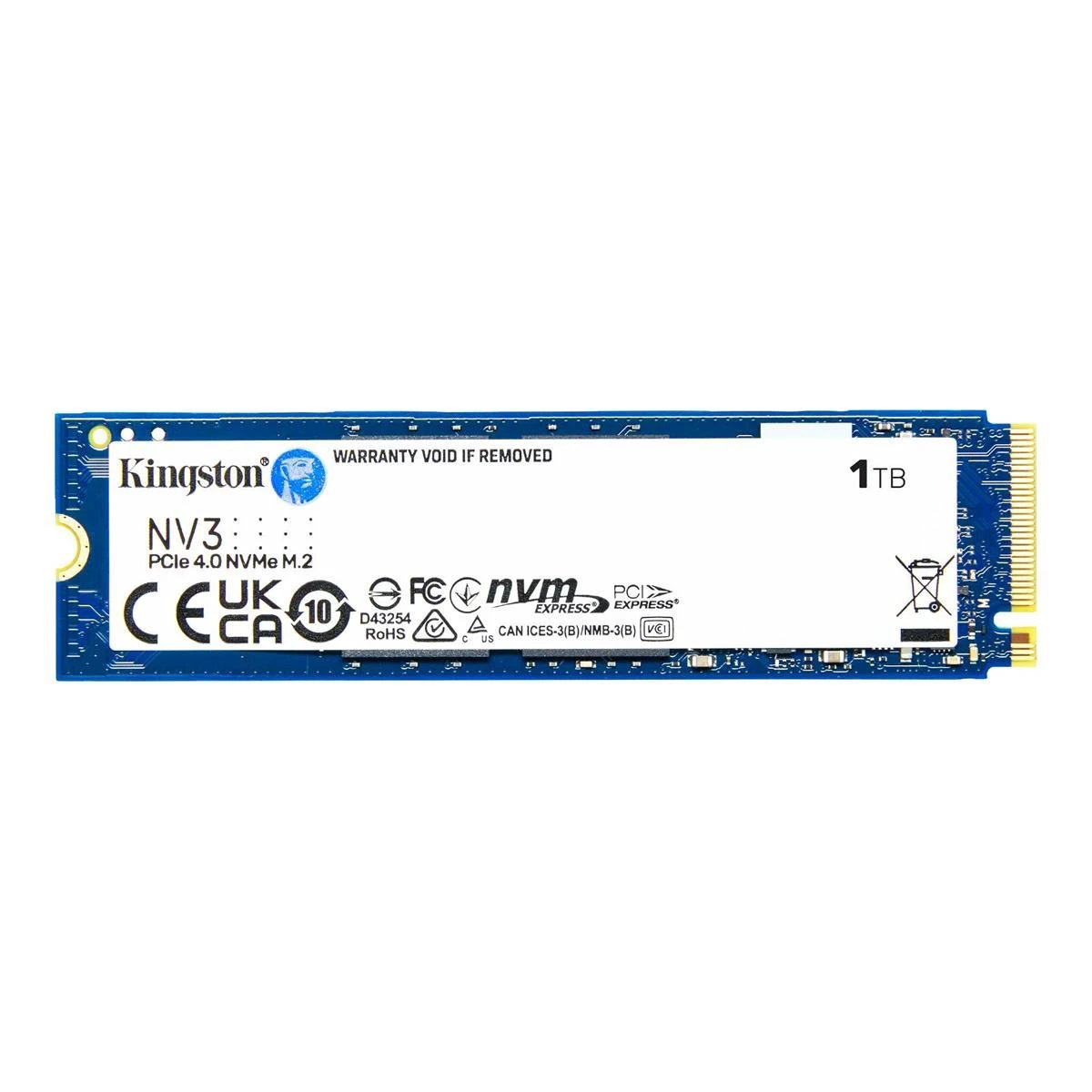Kingston NV3 1TB PCIe 4.0 NVMe SSD by Kingston