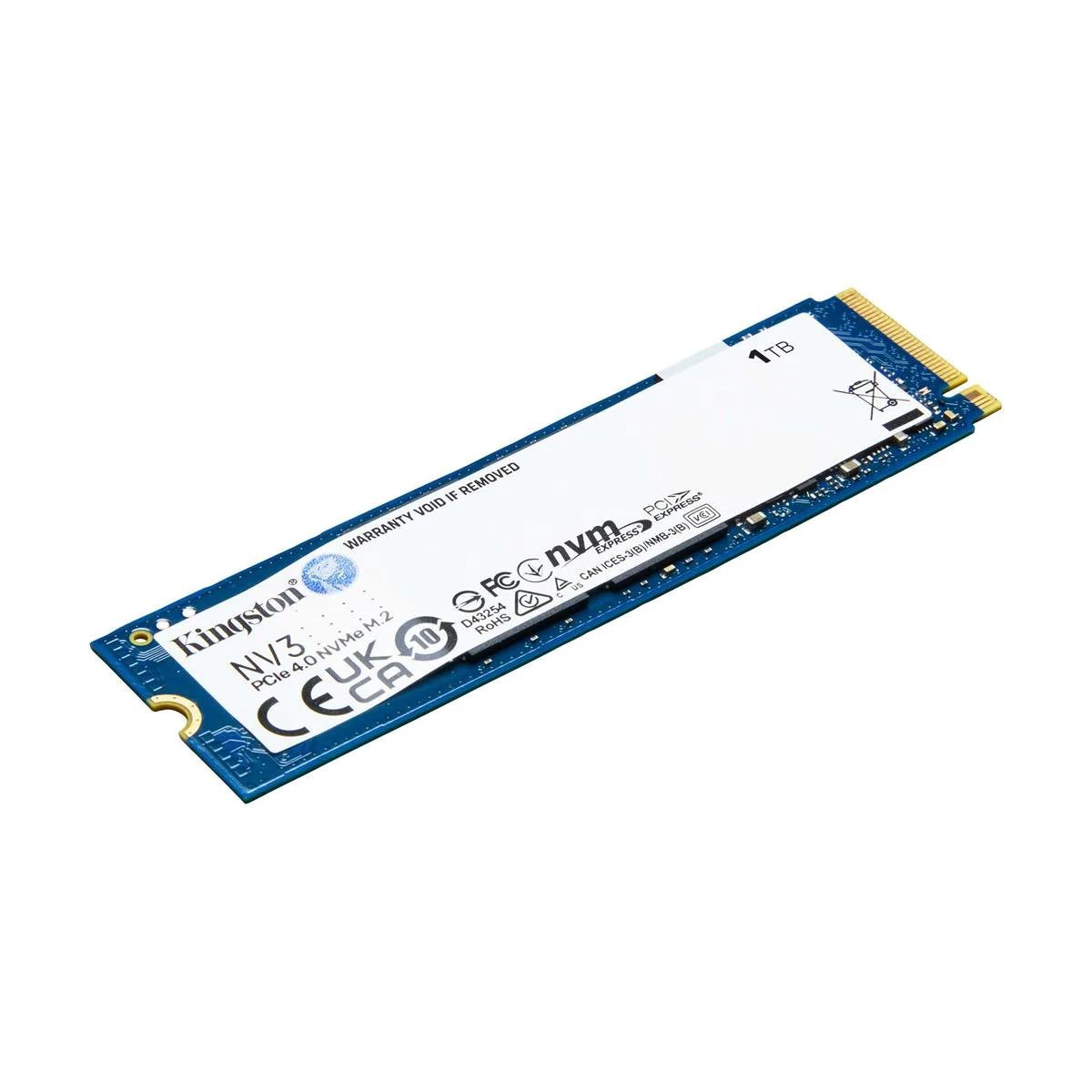 Kingston NV3 1TB PCIe 4.0 NVMe SSD by Kingston