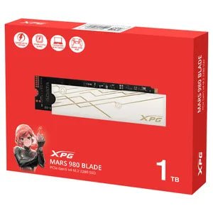 Adata XPG MARS 980 BLADE PCIe Gen5x4 read/write Speed of 14,000/13,000MB M.2 1TB SSD - IT Warehouse