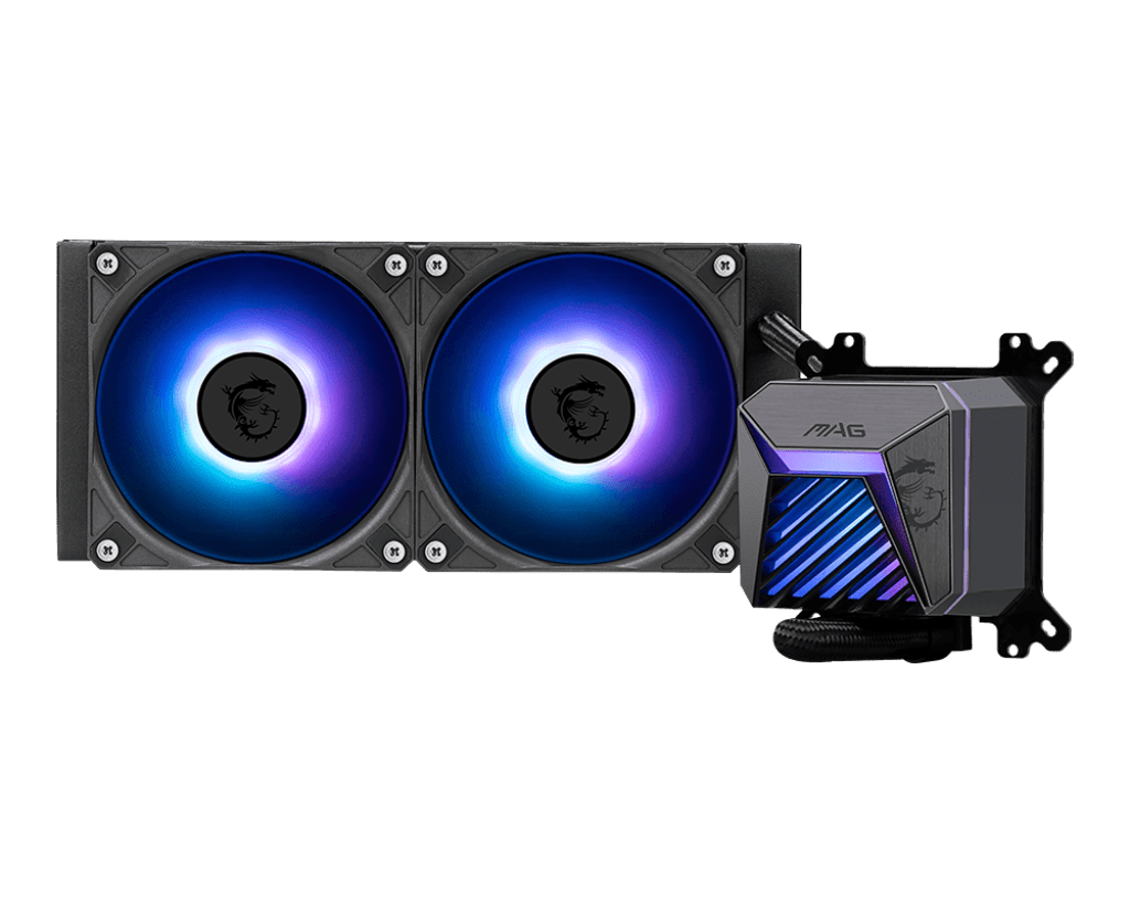 MSI MAG CoreLiquid A15 240 AIO Liquid Black CPU Cooler by MSI