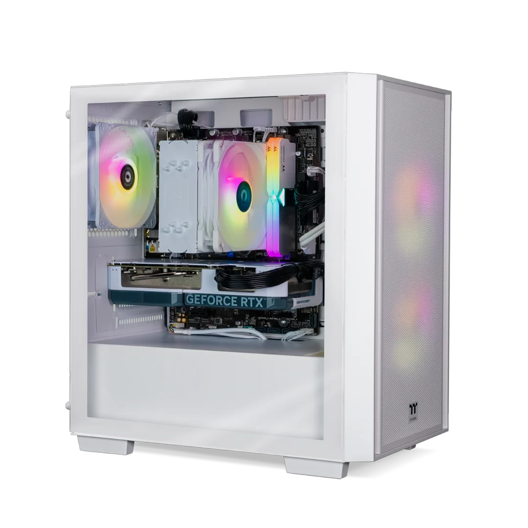 Thermaltake Genesis PRO V4 i5-12400F RTX 3050 1TB SSD 16GB RAM W11H Gaming Desktop PC - Snow Edition by Thermaltake