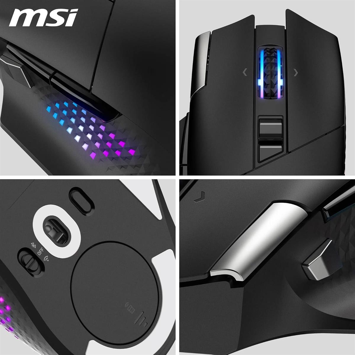 MSI Versa Pro Wireless + Mouse Dock Pro Gaming Mouse - Electronics > Electronics Accessories > Computer Components > Input Devices > Mice & Trackballs from MSI