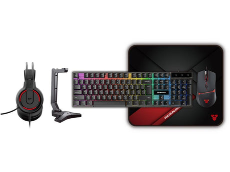 Fantech P51 5 in 1 Gaming Bundle (Keyboard / Mouse / Mousepad / Headset / Headset Stand) - Electronics > Electronics Accessories > Computer Accessories > Computer Accessory Sets from Fantech