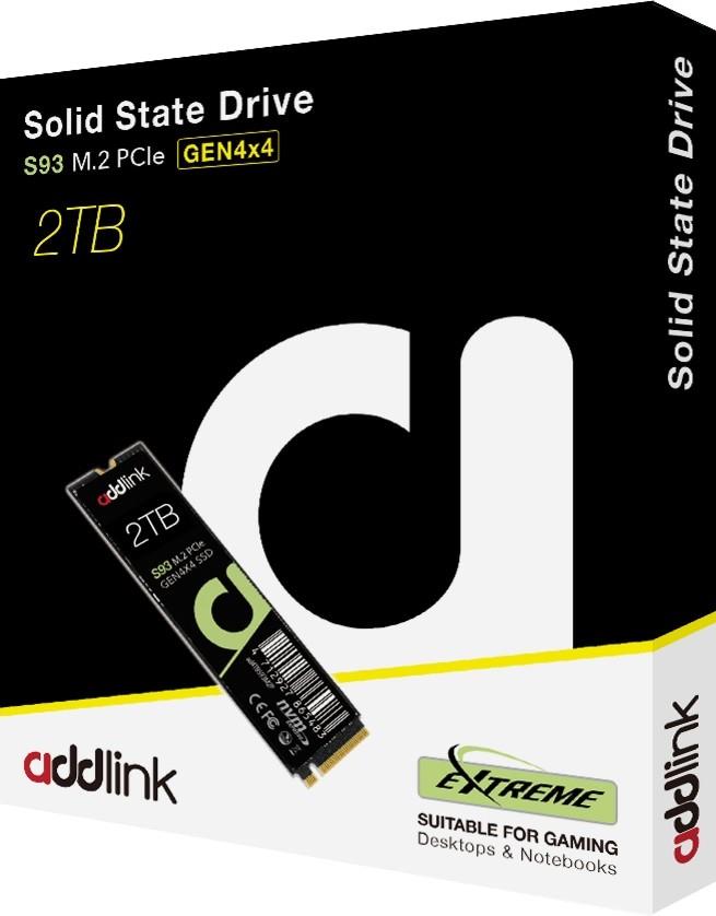 ADDLINK S93 2TB m.2 2280 PCIe Gen4x4 NVMe SSD