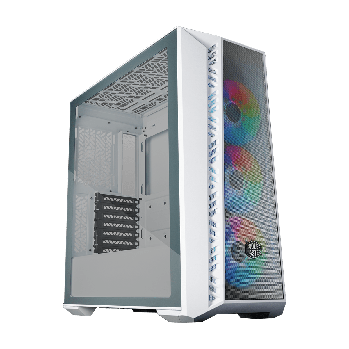 Cooler Master MasterBox MB520 Mesh White ATX Case - IT Warehouse