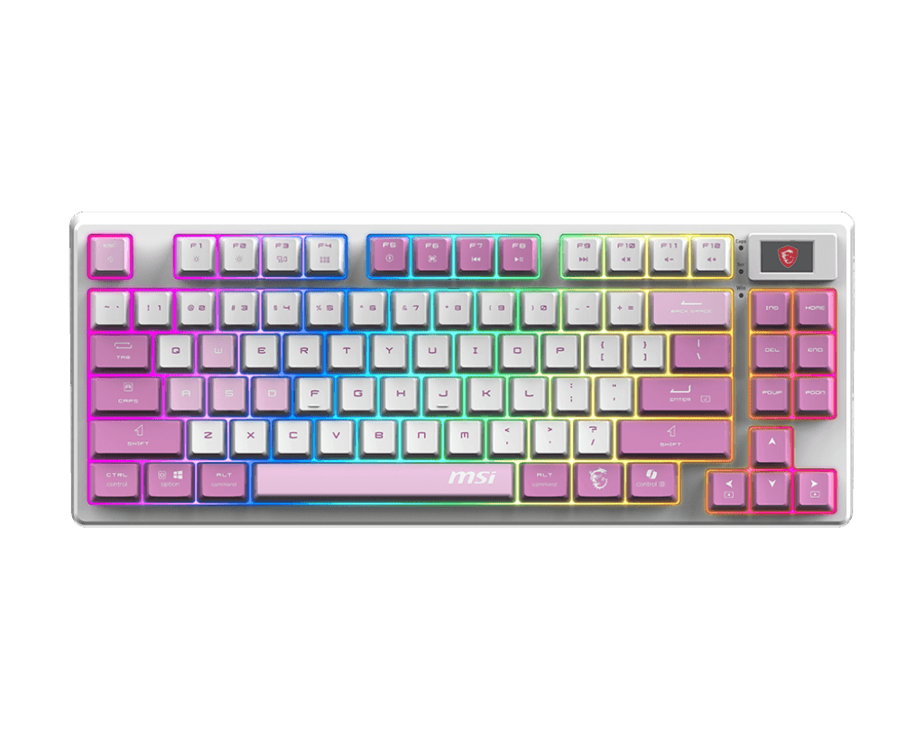 MSI Forge GK600 TKL Wireless RGB Linear Switch Gaming Keyboard - Violet by MSI