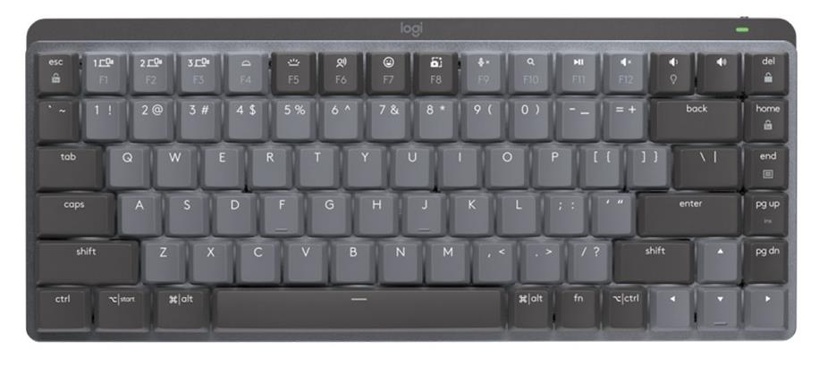 Logitech MX Mechanical Mini Wireless Keyboard, Graphite, MX Clicky - IT Warehouse
