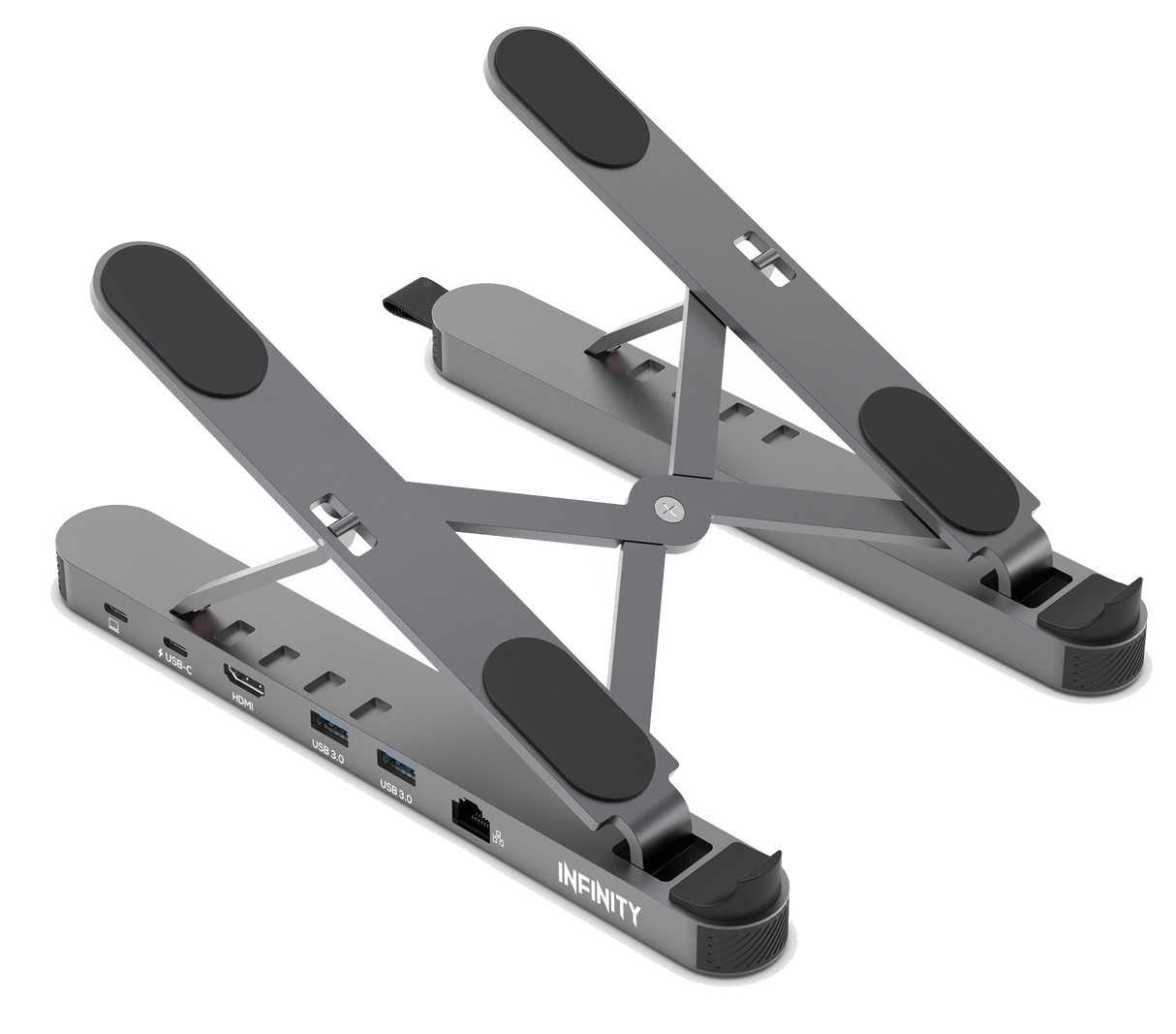 Infinity Laptop Stand with 5 in 1 Dock - IT Warehouse