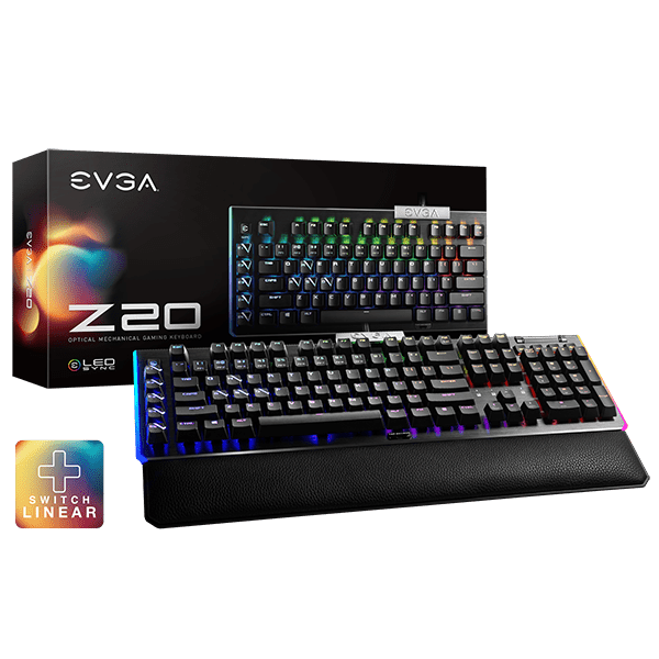 EVGA Z20 RGB Optical Mechanical (Linear Switch) Gaming Keyboard - IT Warehouse