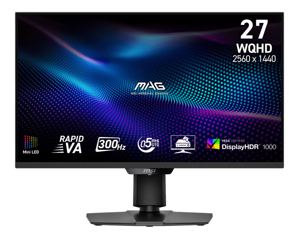 MSI MAG 274QPF X30MV 27inch 300Hz QHD Rapid VA Gaming Monitor by MSI