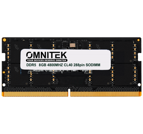 Omnitek 8GB DDR5 4800MHZ SODIMM - IT Warehouse