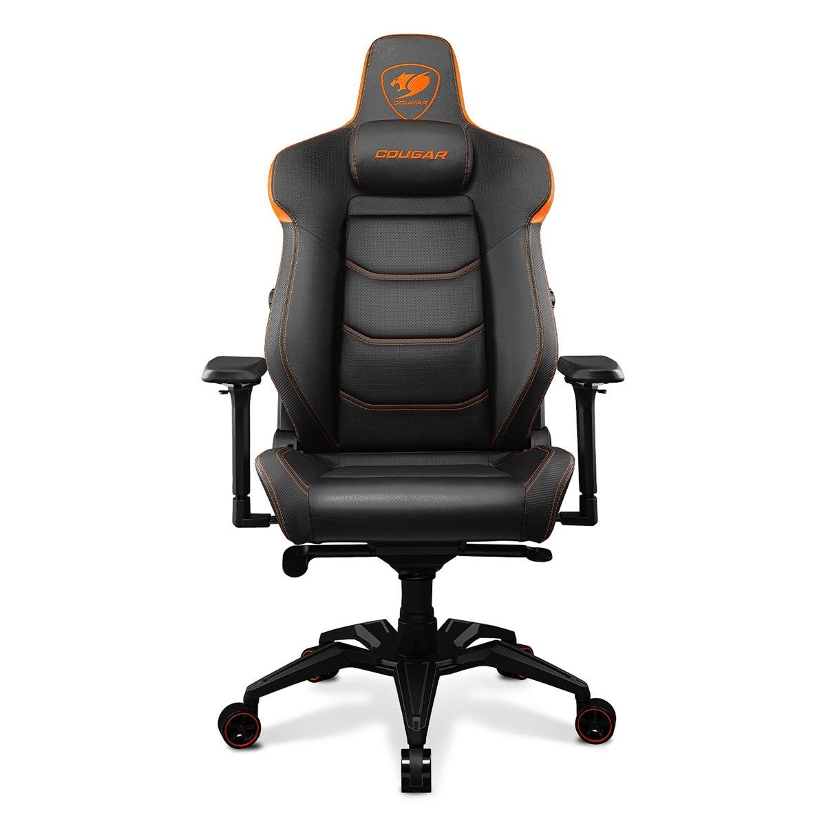 Cougar Armor Evo Black/Orange Gaming Chair - IT Warehouse