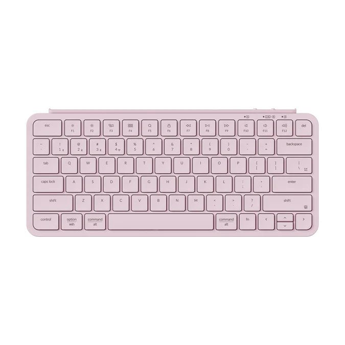 Keychron B1 Pro Wireless / Wired / 2.4GHz UltraSlim Wireless Keyboard (Blossom Pink) - IT Warehouse