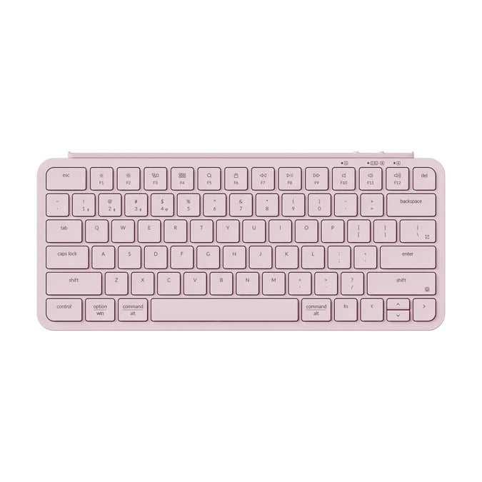 Keychron B1 Pro Wireless / Wired / 2.4GHz UltraSlim Wireless Keyboard (Blossom Pink) by Keychron