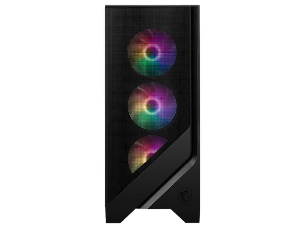 MSI MAG Forge 120A Airflow 6x RGB Fans Mid-Tower Case - Black - Electronics > Electronics Accessories > Computer Components > Desktop Computer & Server Cases from MSI