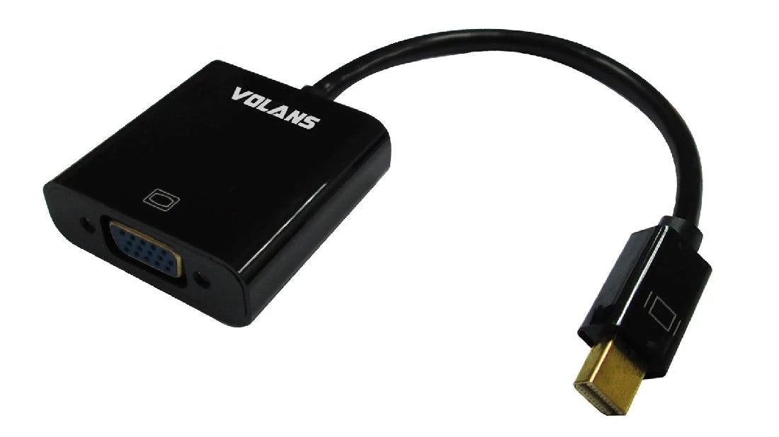 Volans Mini DisplayPort To VGA Converter (20cm) by Volans