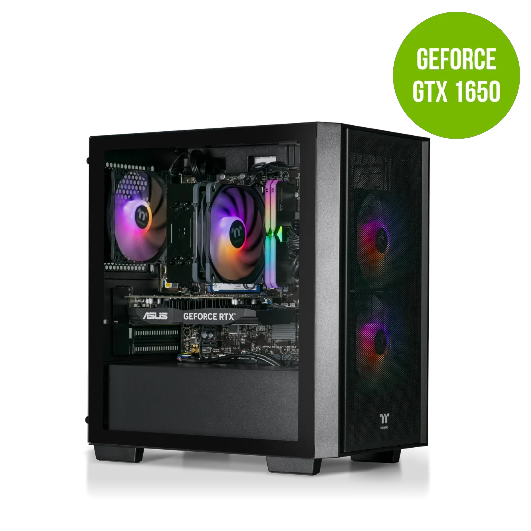 Thermaltake Genesis V4 R5 5500 GeForce GTX 1650 1TB SSD 16GB RAM W11H Desktop Gaming PC by Thermaltake