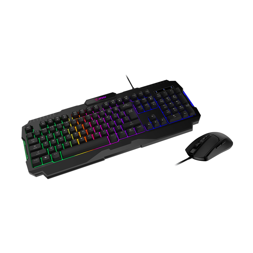 MSI Forge GK100 Combo Gaming Keyboard and Mouse - IT Warehouse