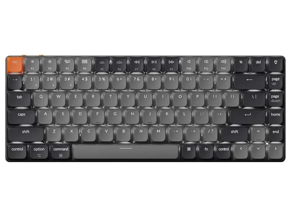 Keychron K3v3 QMK Wireless Low-Profile Backlit Brown Switch Mechanica Whitel Keyboard by Keychron
