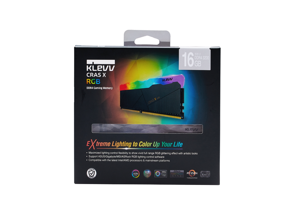 Klevv Cras X RGB 16GB (2*8GB) 3200MHz CL16 DDR4 RAM