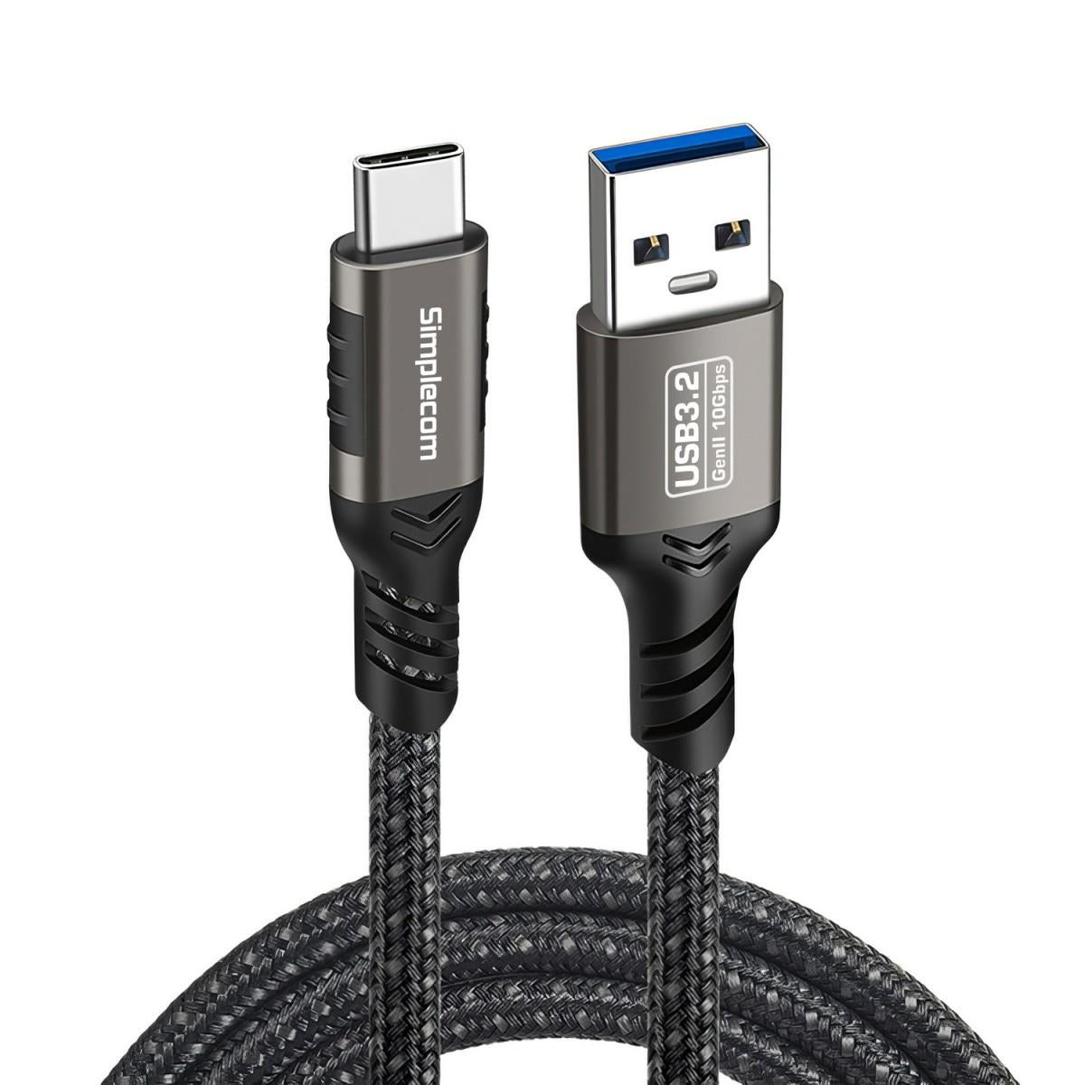 Simplecom CAU510 USB - A to USB - C 1m Data and Charging Cable - IT Warehouse